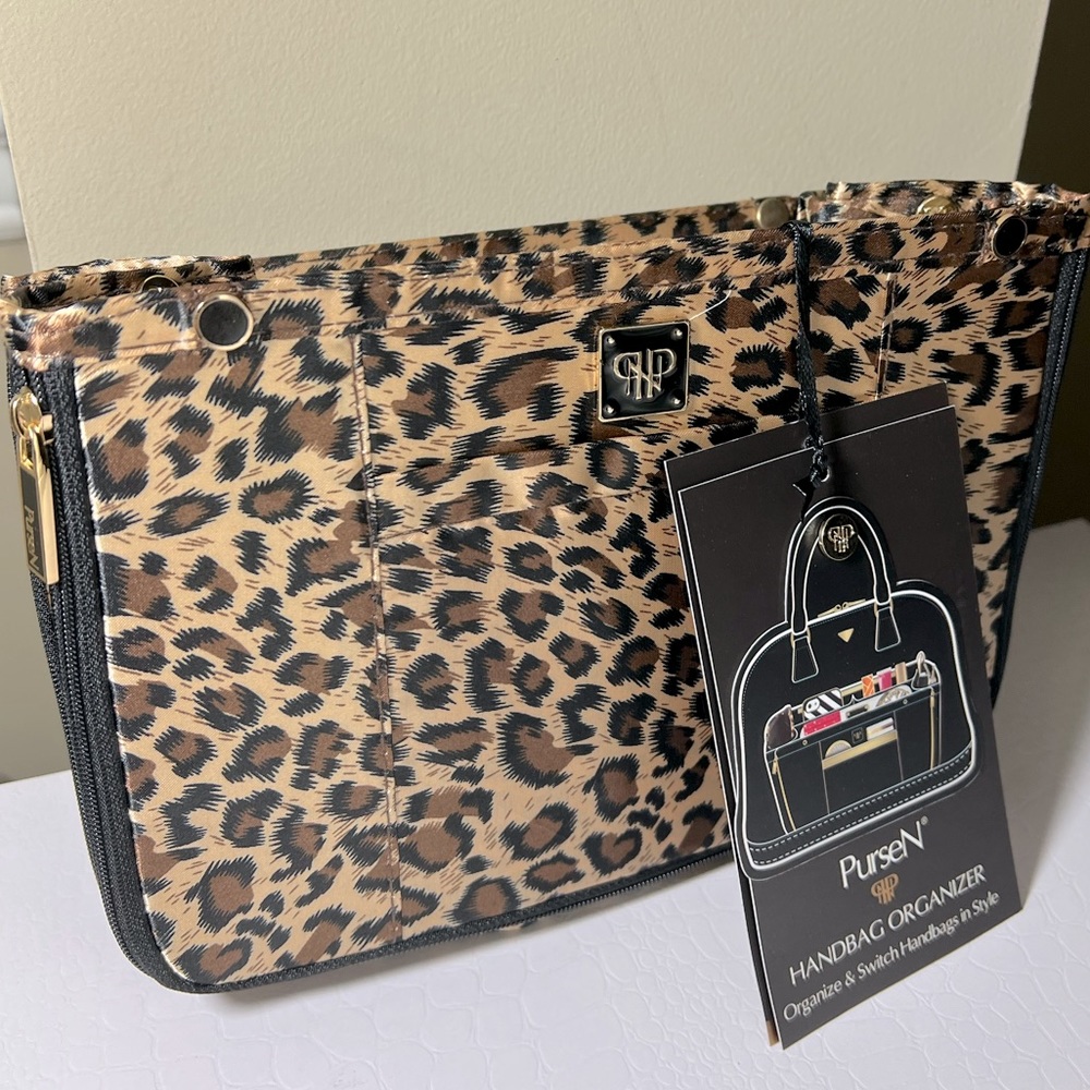 Leopard Purse organizer